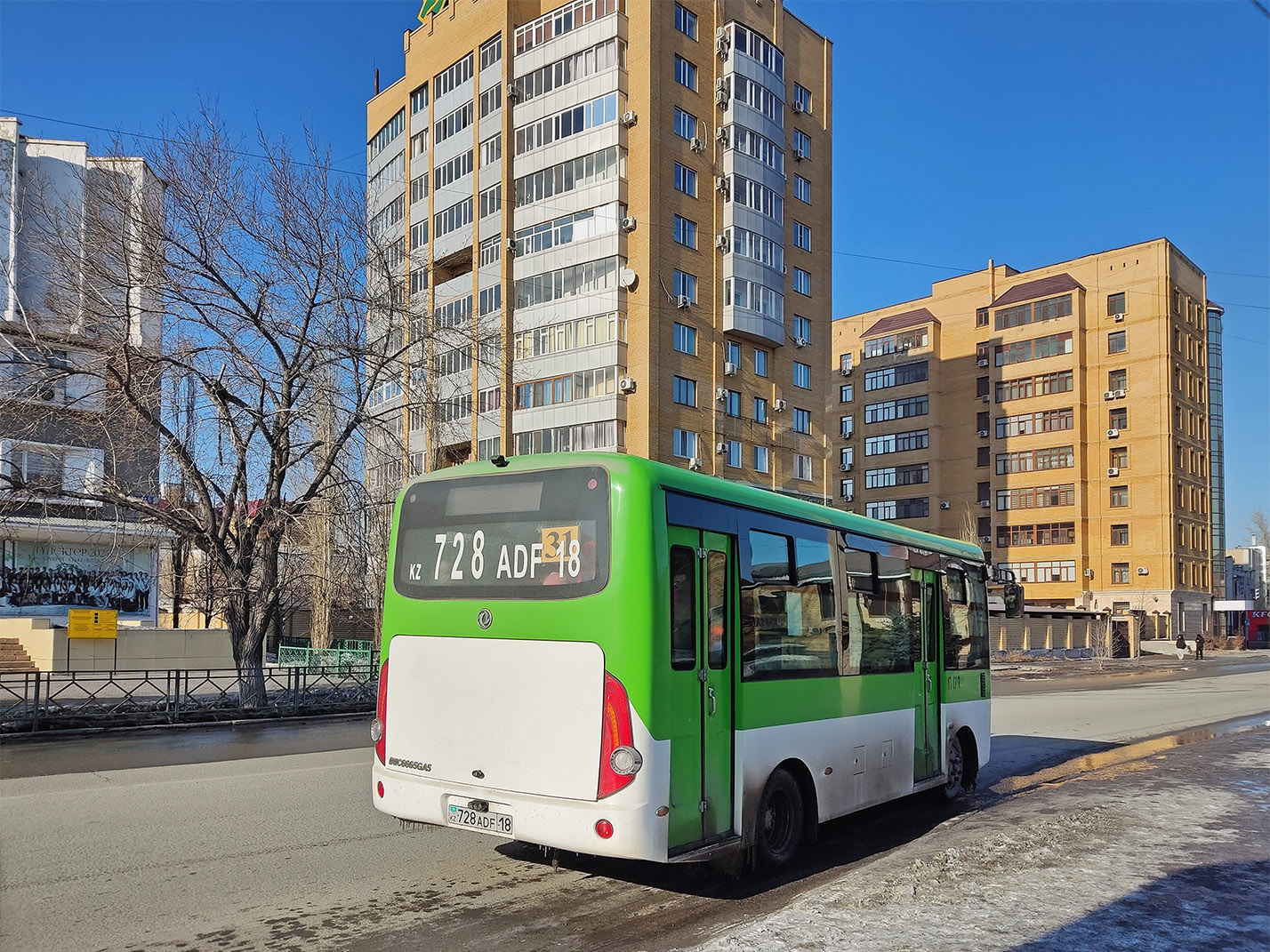 Абайская область, Dongfeng BWC6665GA5 (Qilu/СемАЗ) № 001