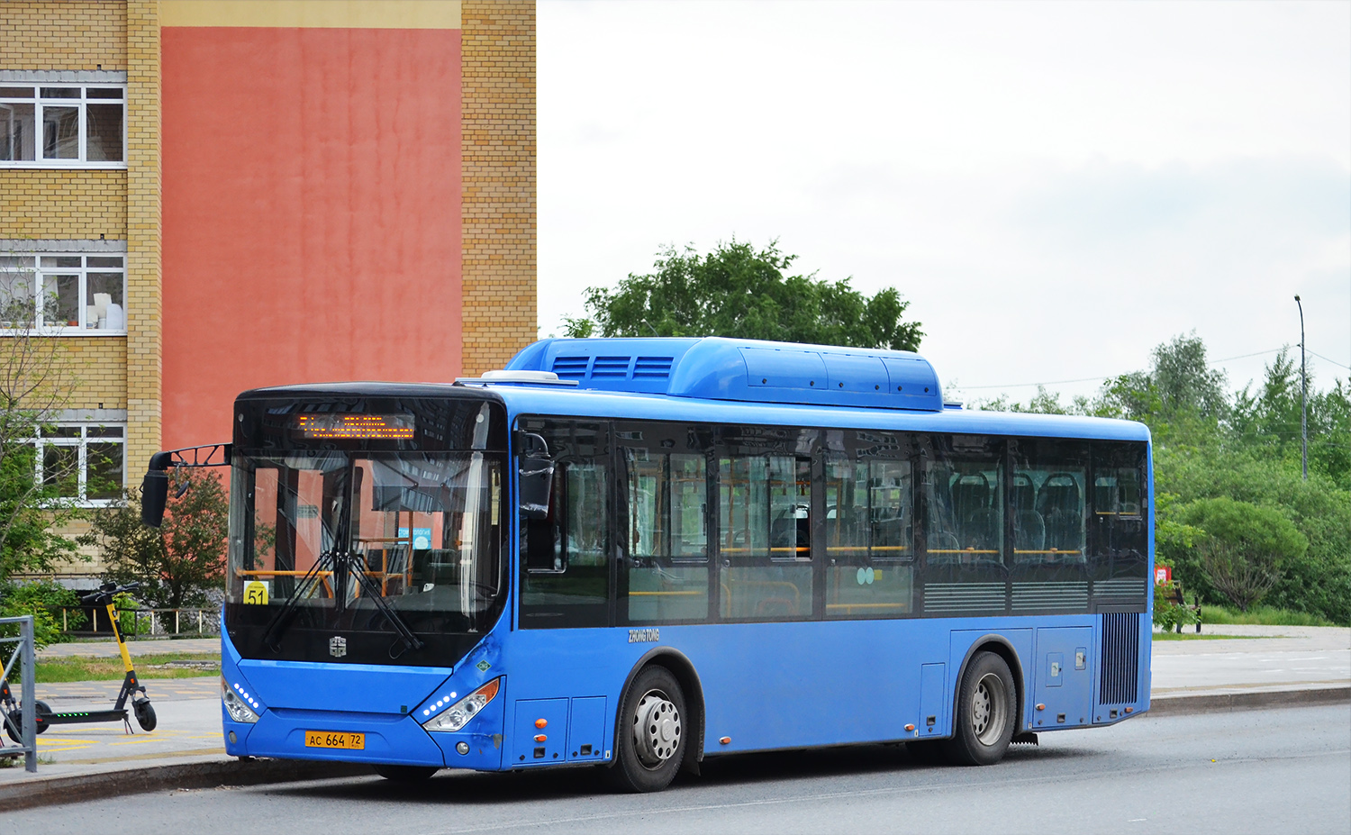 Тюменская область, Zhong Tong LCK6105HGC Fashion № АС 664 72 Тюменская область, Zhong Tong LCK6105HGC Fashion № АС 664 72