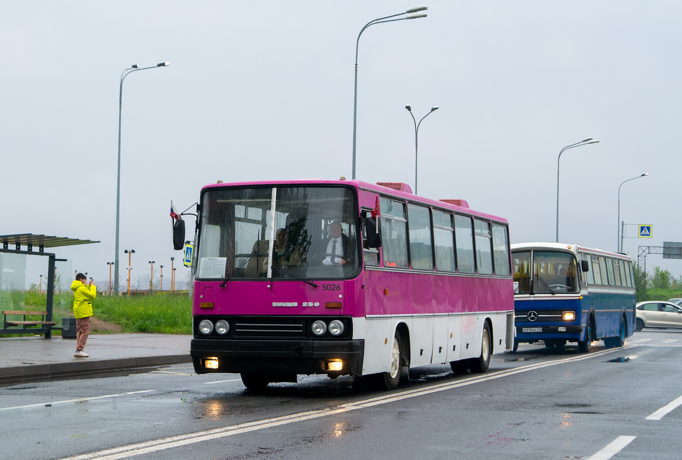 Saint Petersburg, Ikarus 250.93 # 5026; Saint Petersburg — The 6th International Transport Festival, TransportFest-2025