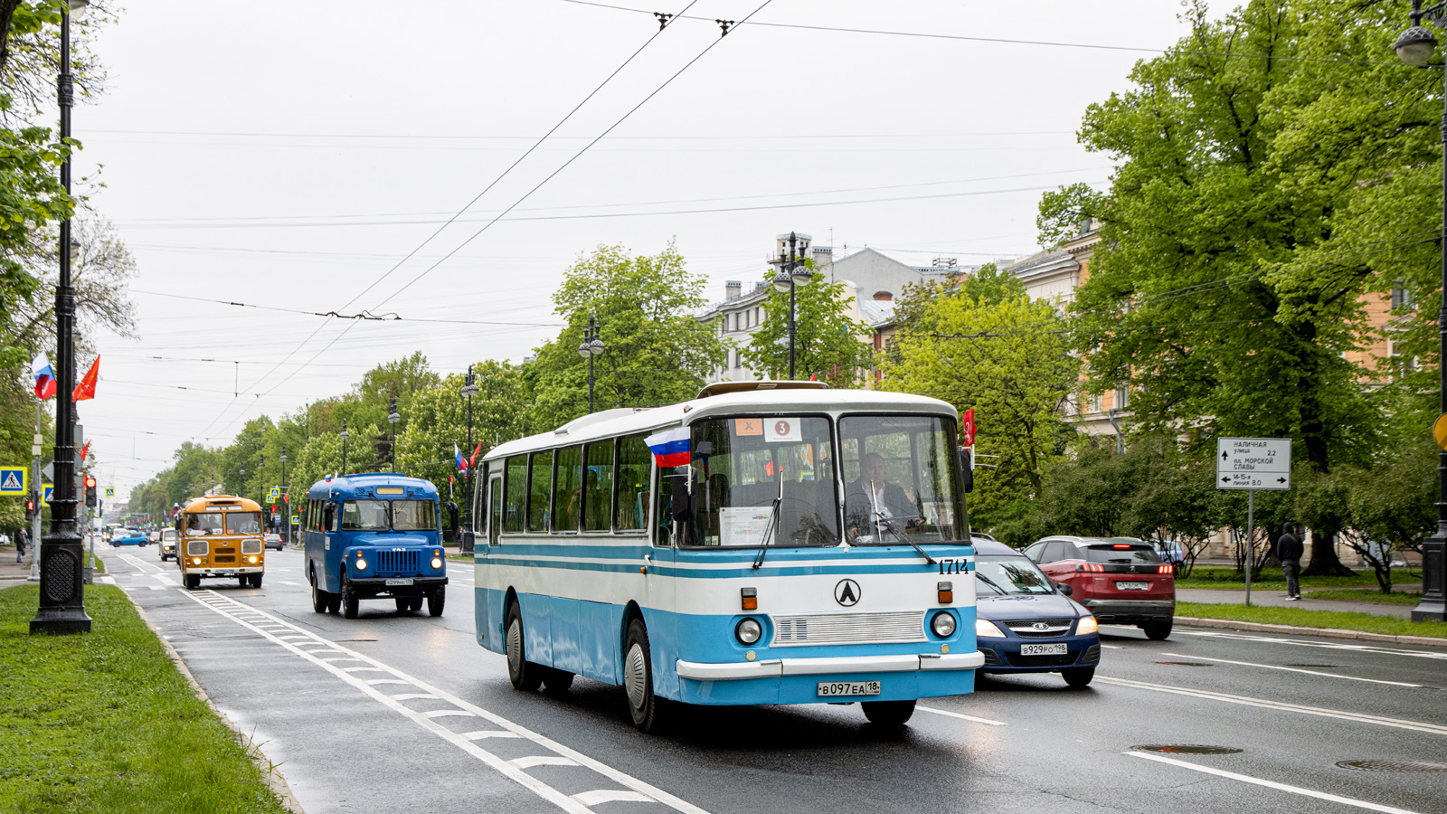 Saint Petersburg, LAZ-699R # 1714; Saint Petersburg — The 6th International Transport Festival, TransportFest-2025