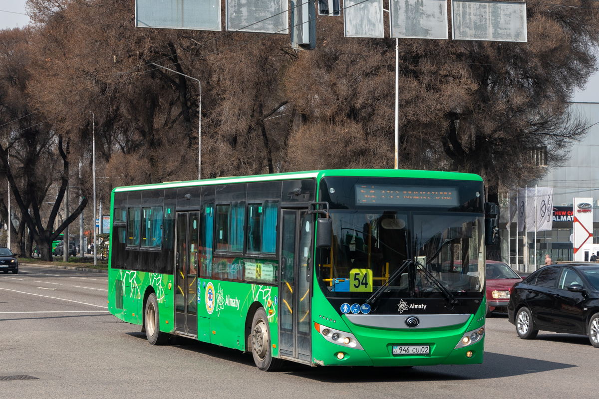 Алматы, Yutong ZK6118HGA (QazTehna) № 946 CU 02