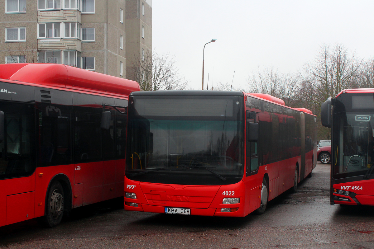 Литва, MAN A23 Lion's City GL NG313 № 4022; Литва, Solaris Urbino IV 18 № 4564
