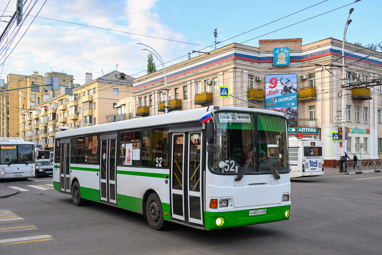 Тамбовская область, ЛиАЗ-5256.53 № О 403 УА 68