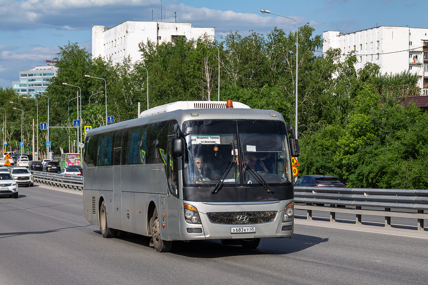 Курганская область, Hyundai Universe Space Luxury № Х 683 КТ 45