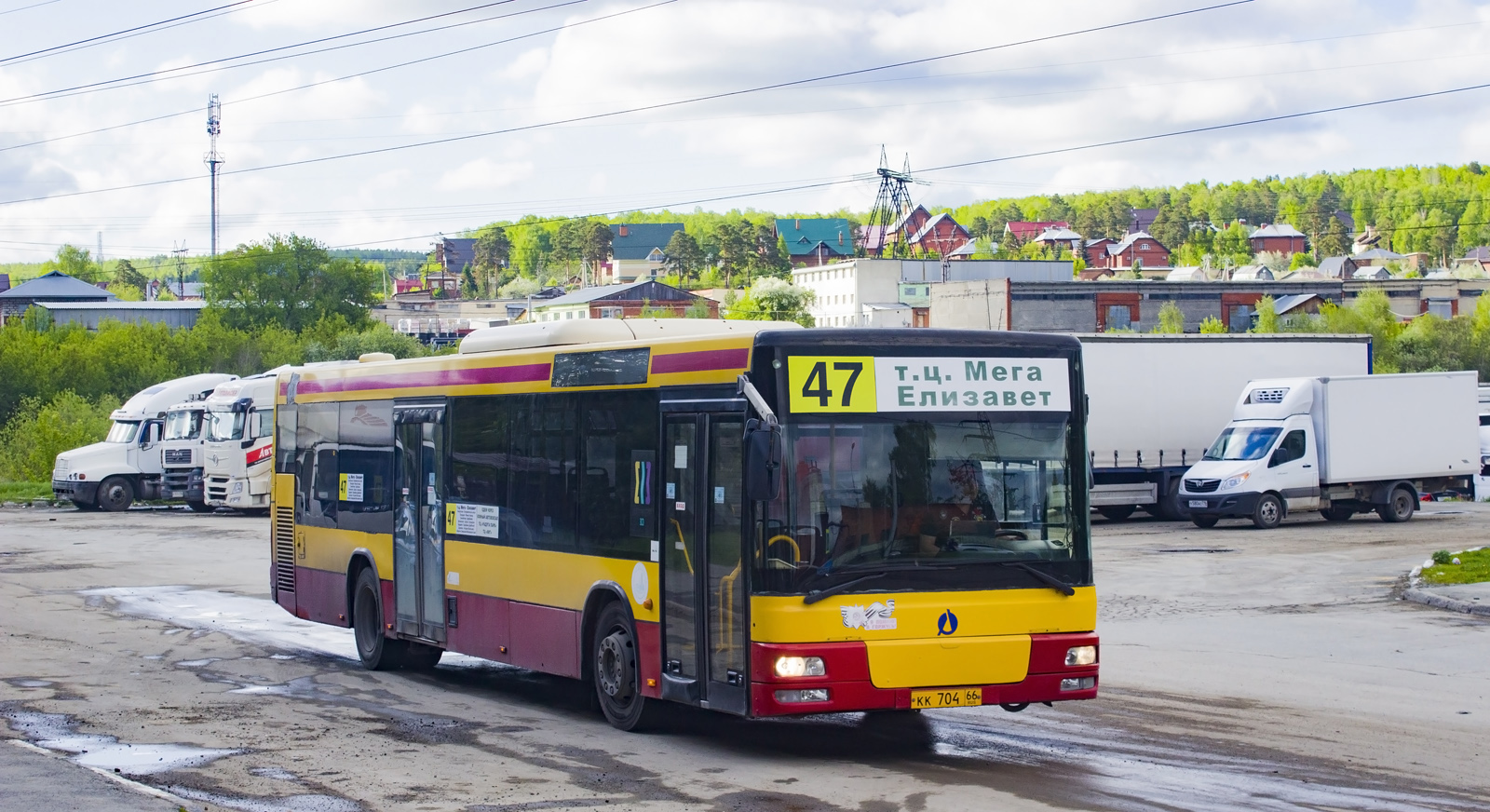 Свердловская область, MAN A21 NL**3 (ZNS) № КК 704 66