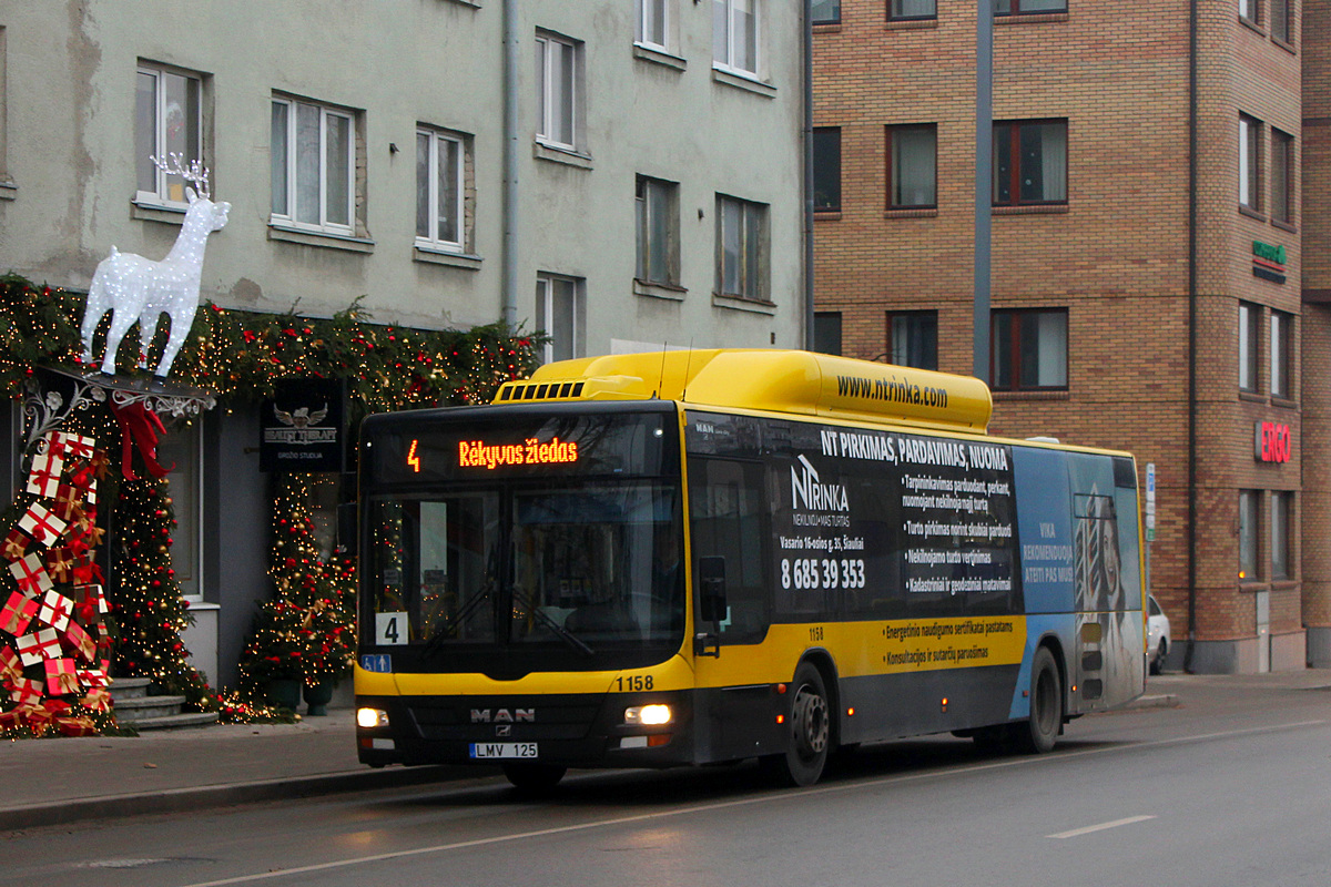 Литва, MAN A21 Lion's City NL243 CNG № 1158