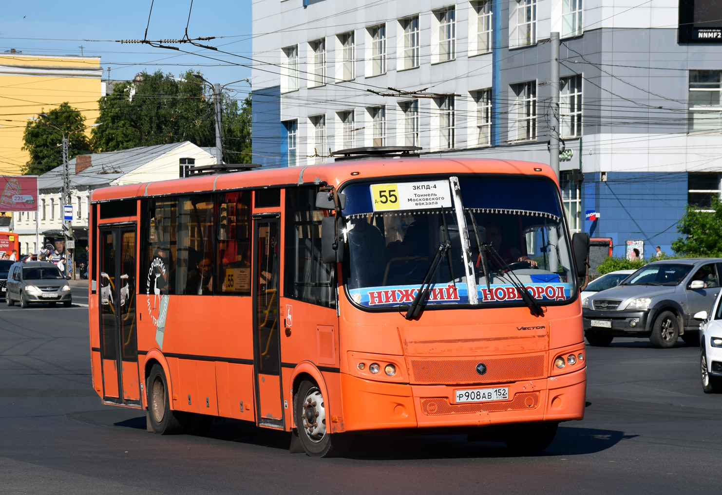 Нижегородская область, ПАЗ-320414-04 "Вектор" № Р 908 АВ 152