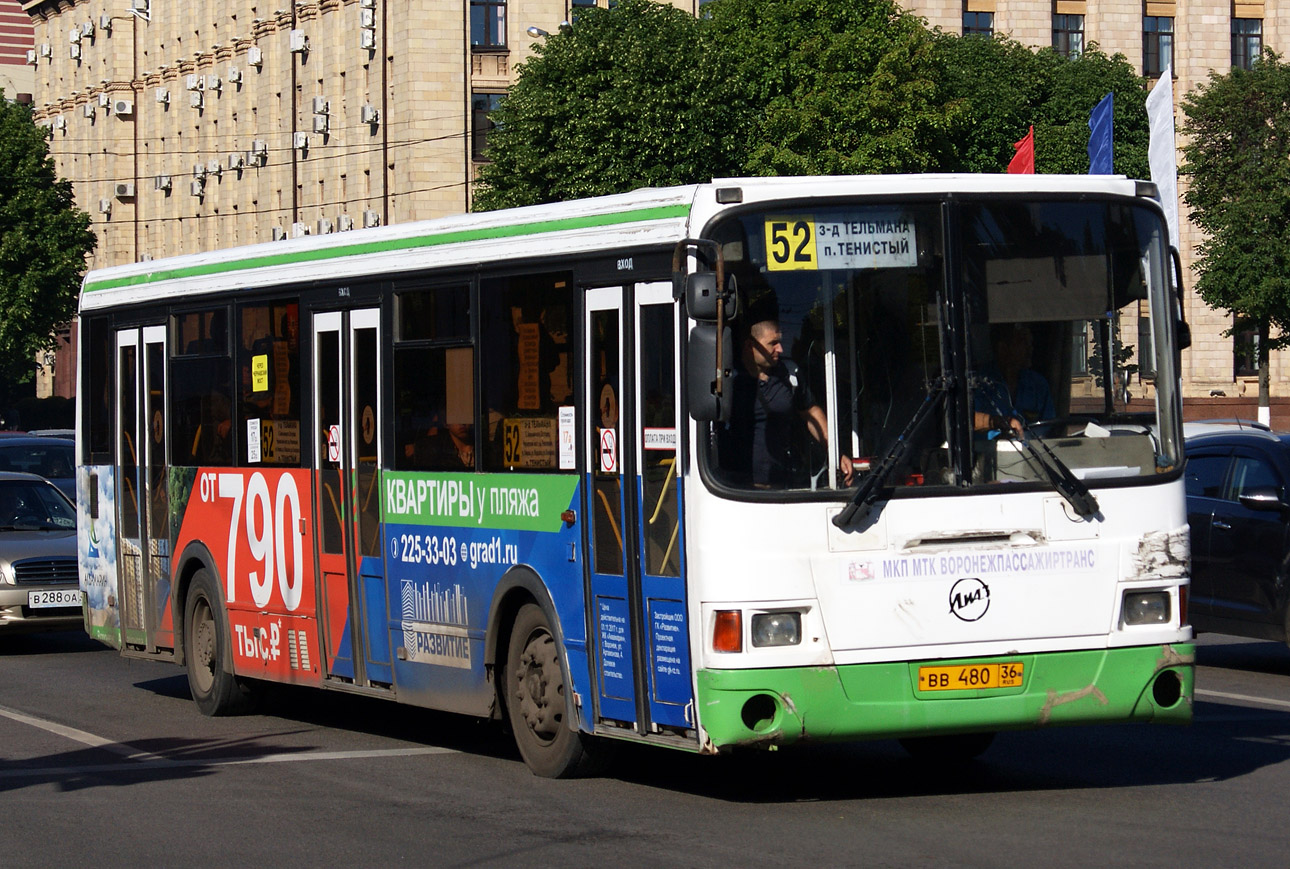 Воронежская область, ЛиАЗ-5256.36 № ВВ 480 36