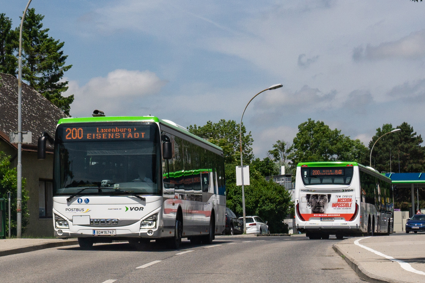 Австрия, IVECO Crossway LE LINE 12M № BD 16747; Австрия, IVECO Crossway LE LINE 14.5M № BD 16736