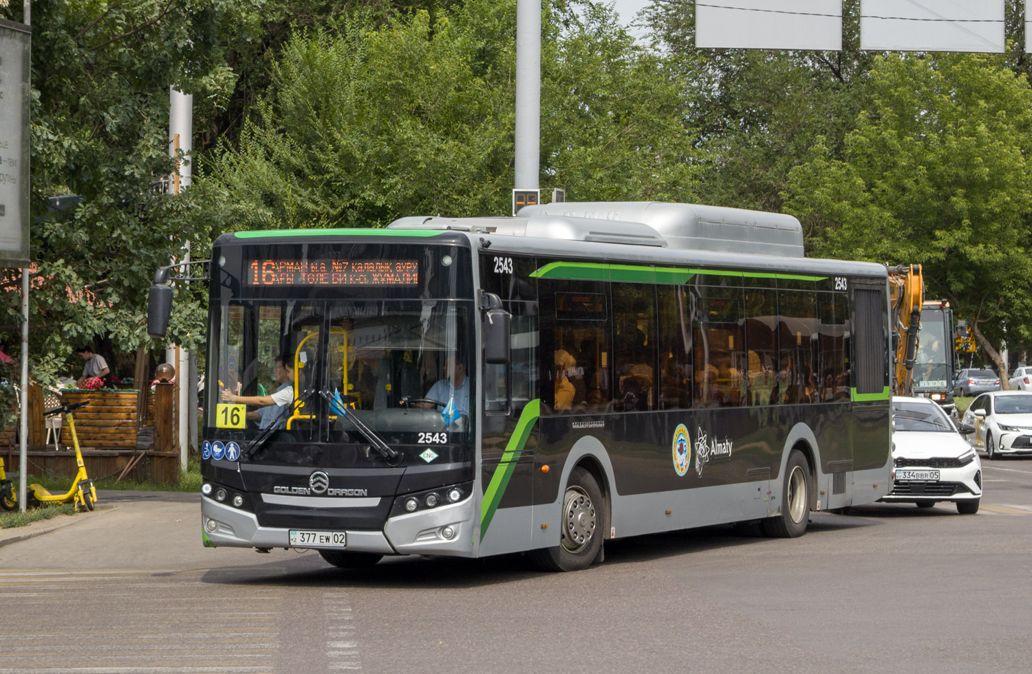 Алматы, Golden Dragon XML6125CN (Hyundai Trans Auto) № 2543