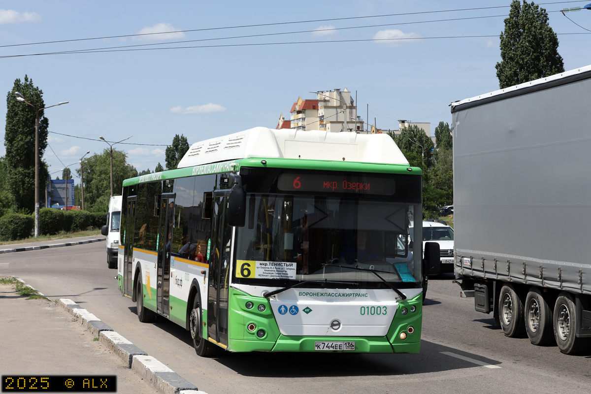 Воронежская область, ЛиАЗ-5292.67 (CNG) № 01003