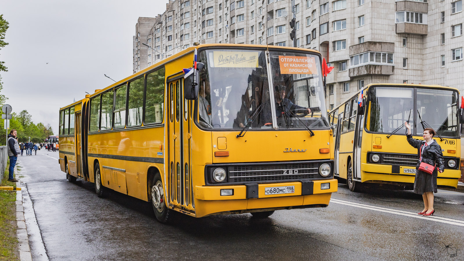 Санкт-Петербург, Ikarus 280.03 № О 680 МС 198; Санкт-Петербург — VI Международный транспортный фестиваль "ТранспортФест-2025"