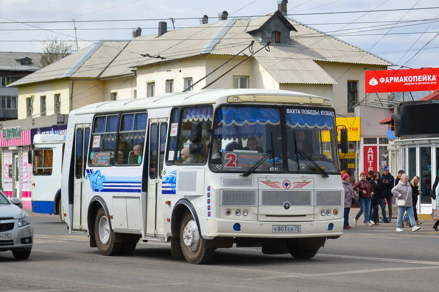 Кемеровская область - Кузбасс, ПАЗ-32054 № Е 803 ЕВ 70