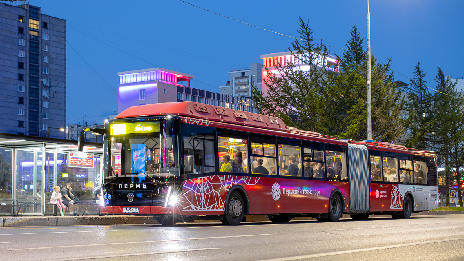 Пермский край, ЛиАЗ-6213.67 № С 365 ВН 159