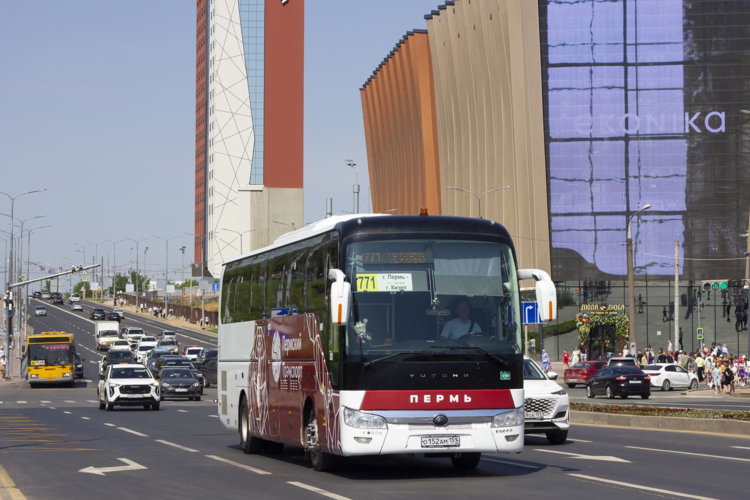 Пермский край, Yutong ZK6122H9 № О 152 АМ 159