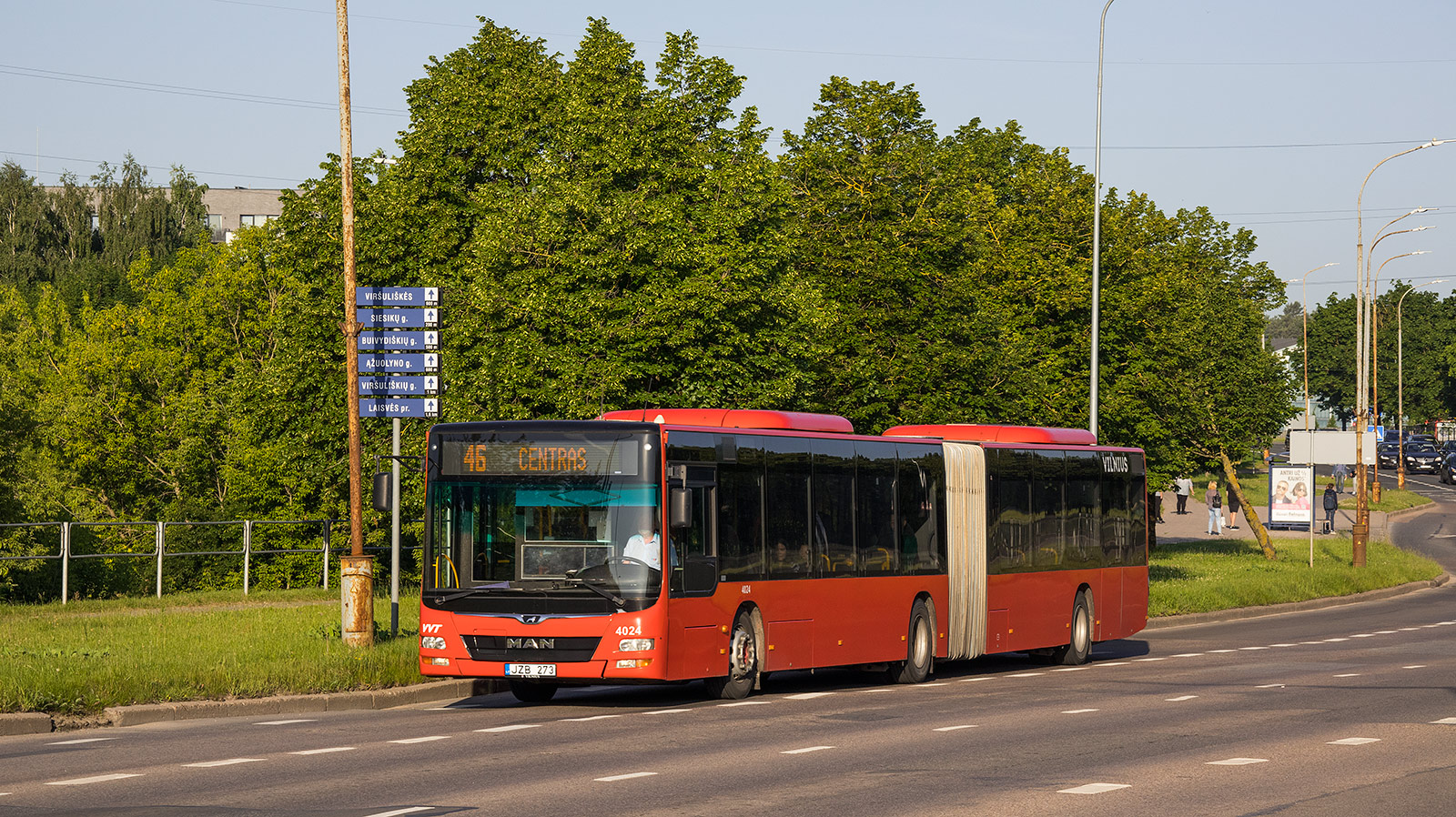 Літва, MAN A23 Lion's City GL NG313 № 4024