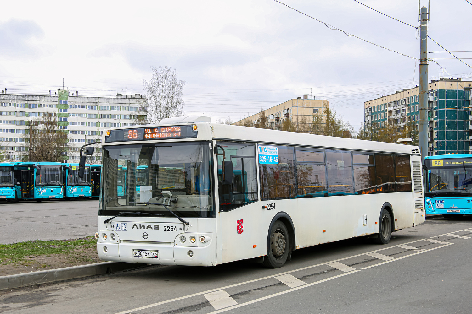 Санкт-Петербург, ЛиАЗ-5292.60 № 2254