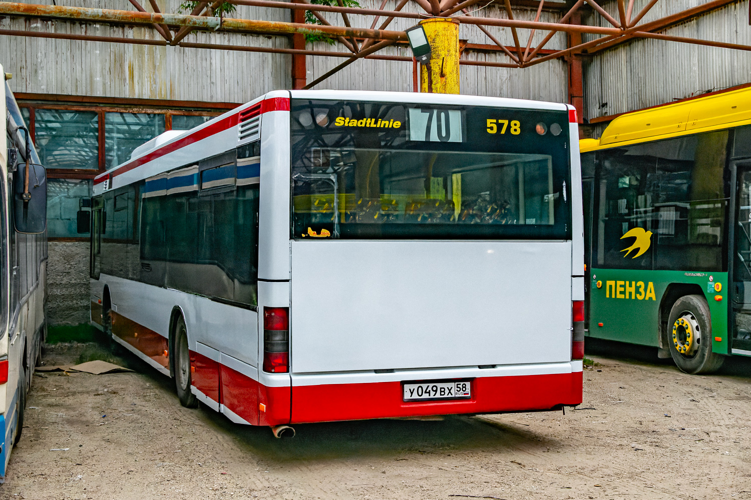 Пензенская область, MAN A21 NL263 № У 049 ВХ 58