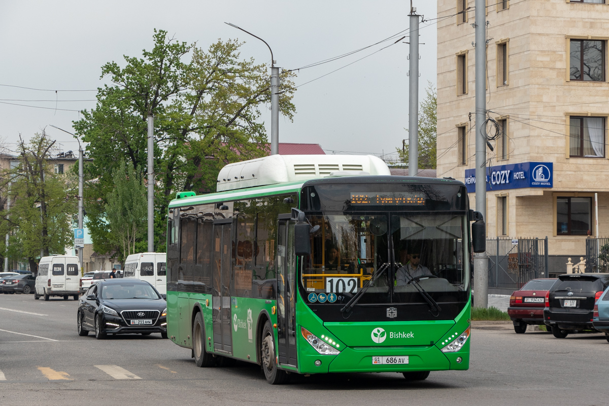 Кыргызстан, Zhong Tong LCK6105HGC Fashion № 01 686 AV