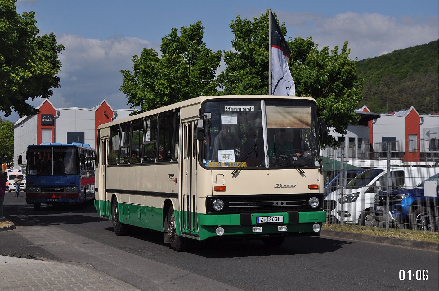 Саксония, Ikarus 263.01 № Z-I 263H; Тюрингия — 8. Ikarus-Bus-Treffen in Deutschland — Meiningen 17.05.2025