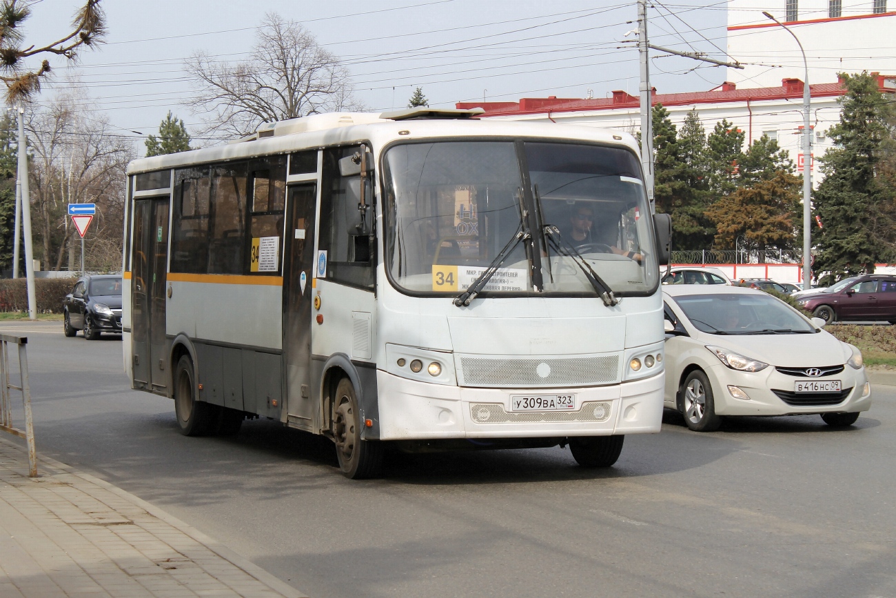 Краснодарский край, ПАЗ-320414-04 "Вектор" (1-2) № У 309 ВА 323