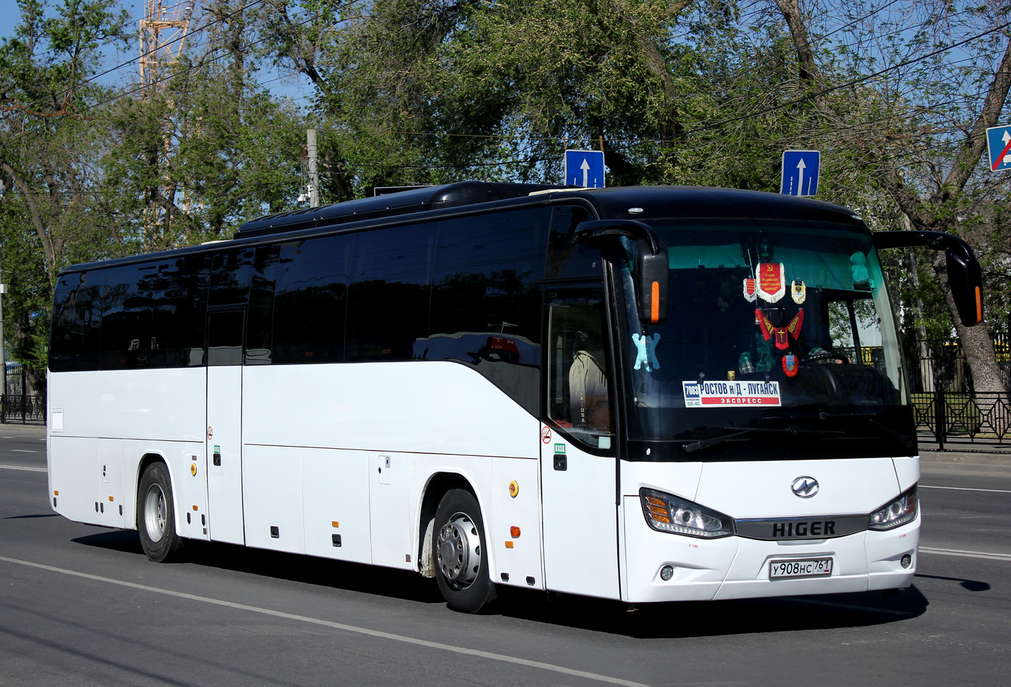 Ростовская область, Higer KLQ6121LTQ № У 908 НС 761