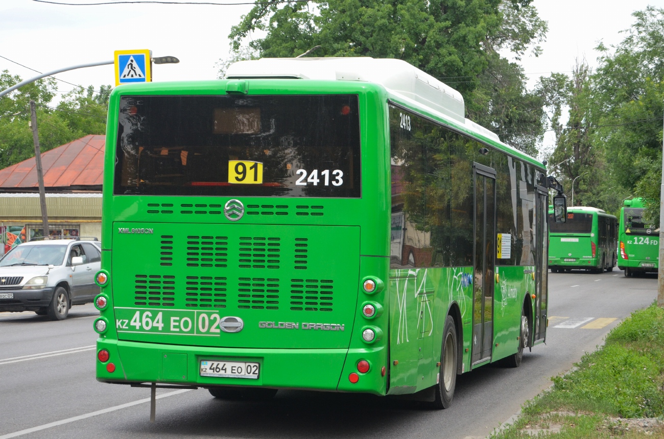 Алматы, Golden Dragon XML6105CN (Hyundai Trans Auto) № 2413