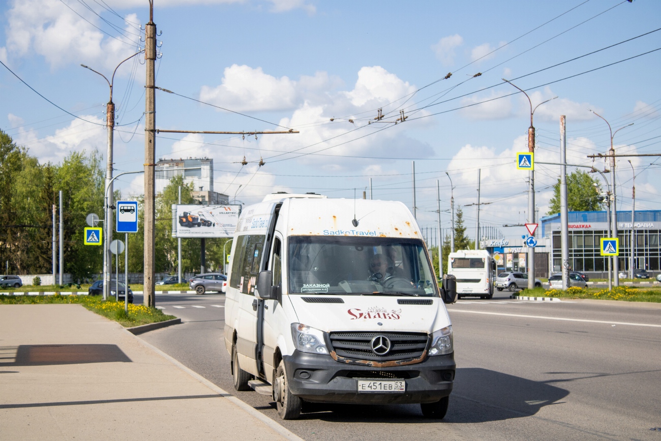 Новгородская область, Луидор-223690 (MB Sprinter) № Е 451 ЕВ 53 Новгородская область, Луидор-223690 (MB Sprinter) № Е 451 ЕВ 53