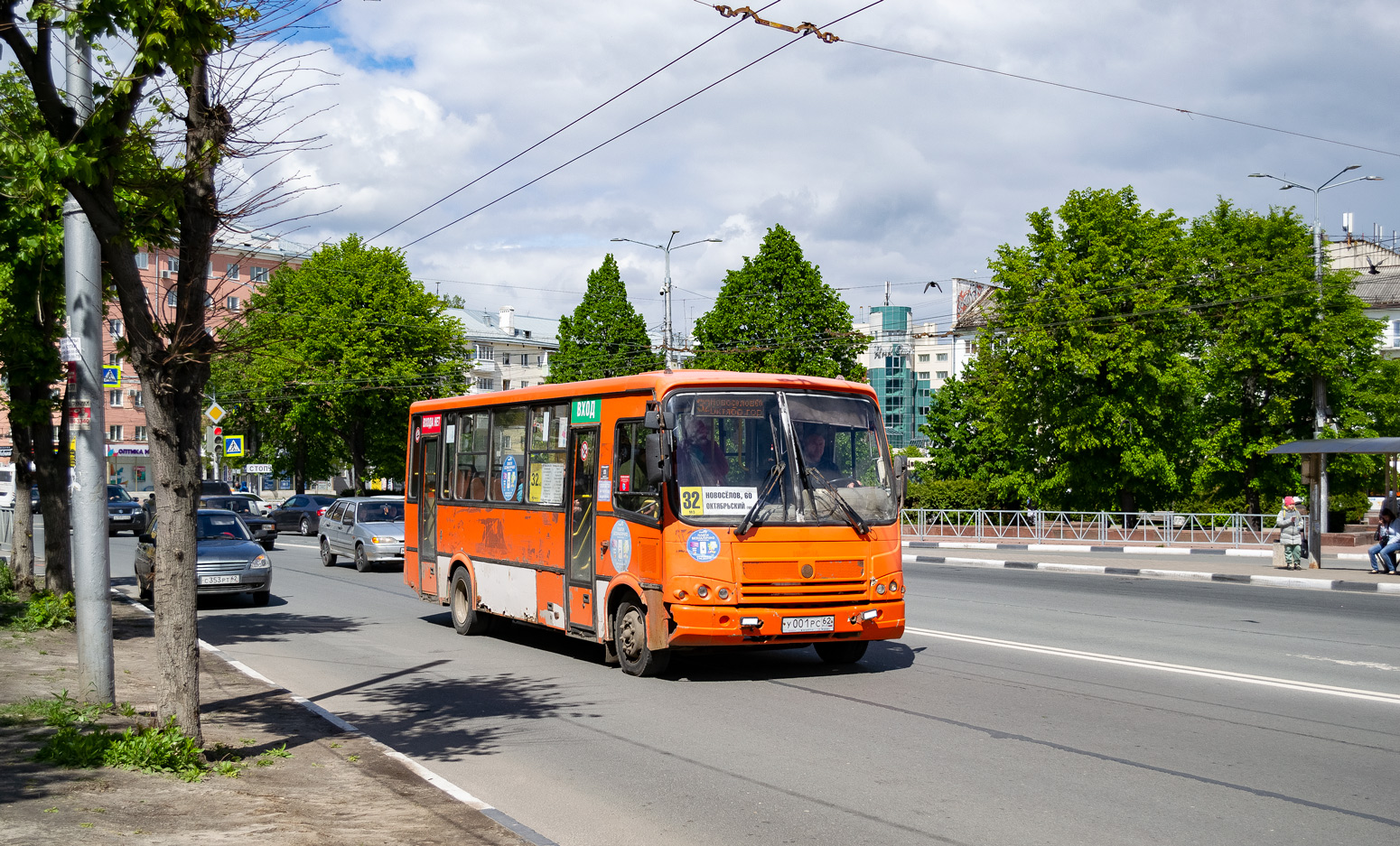 Рязанская область, ПАЗ-320412-05 № У 001 РС 62