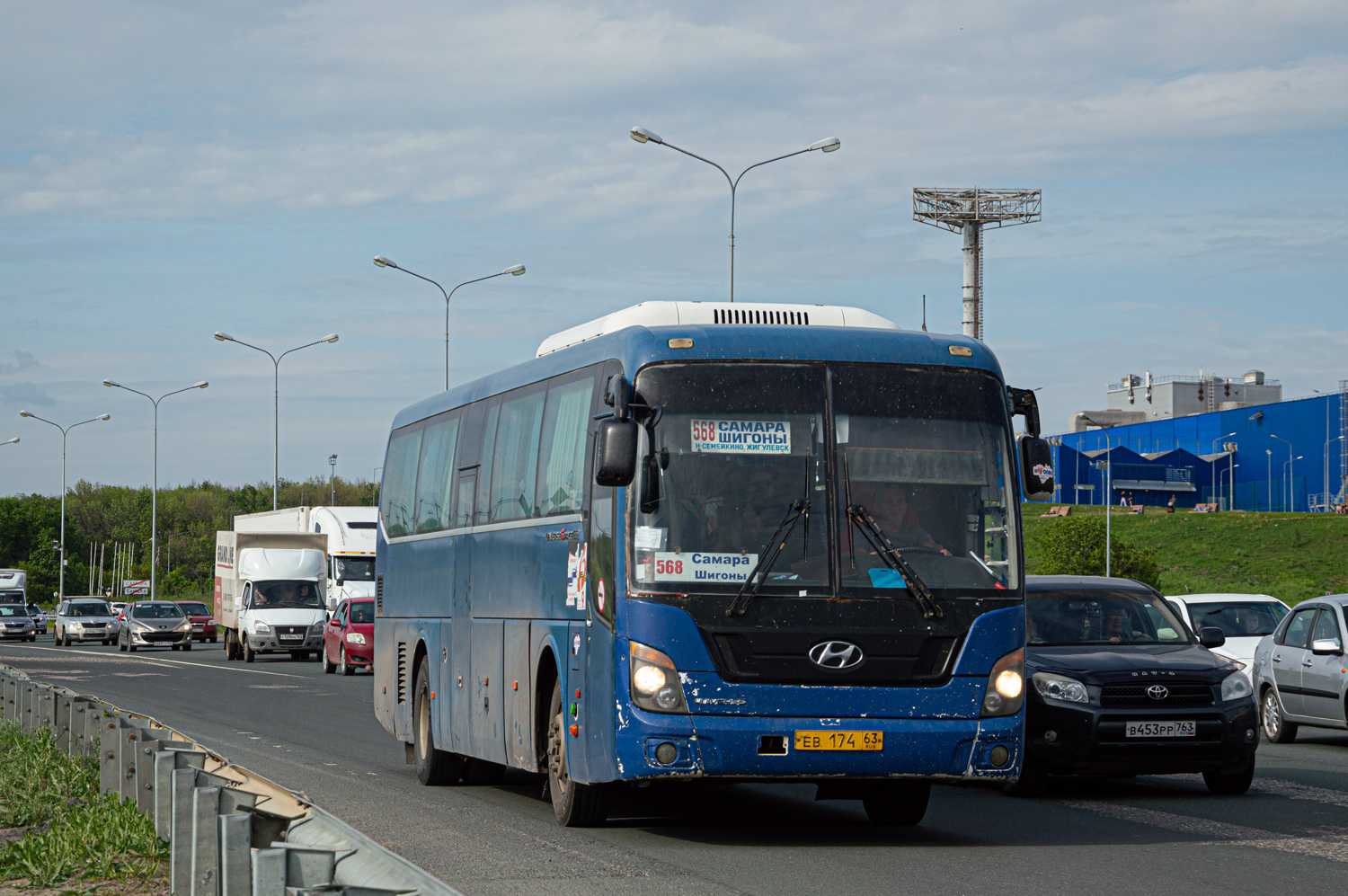 Самарская область, Hyundai Universe Space Luxury № ЕВ 174 63