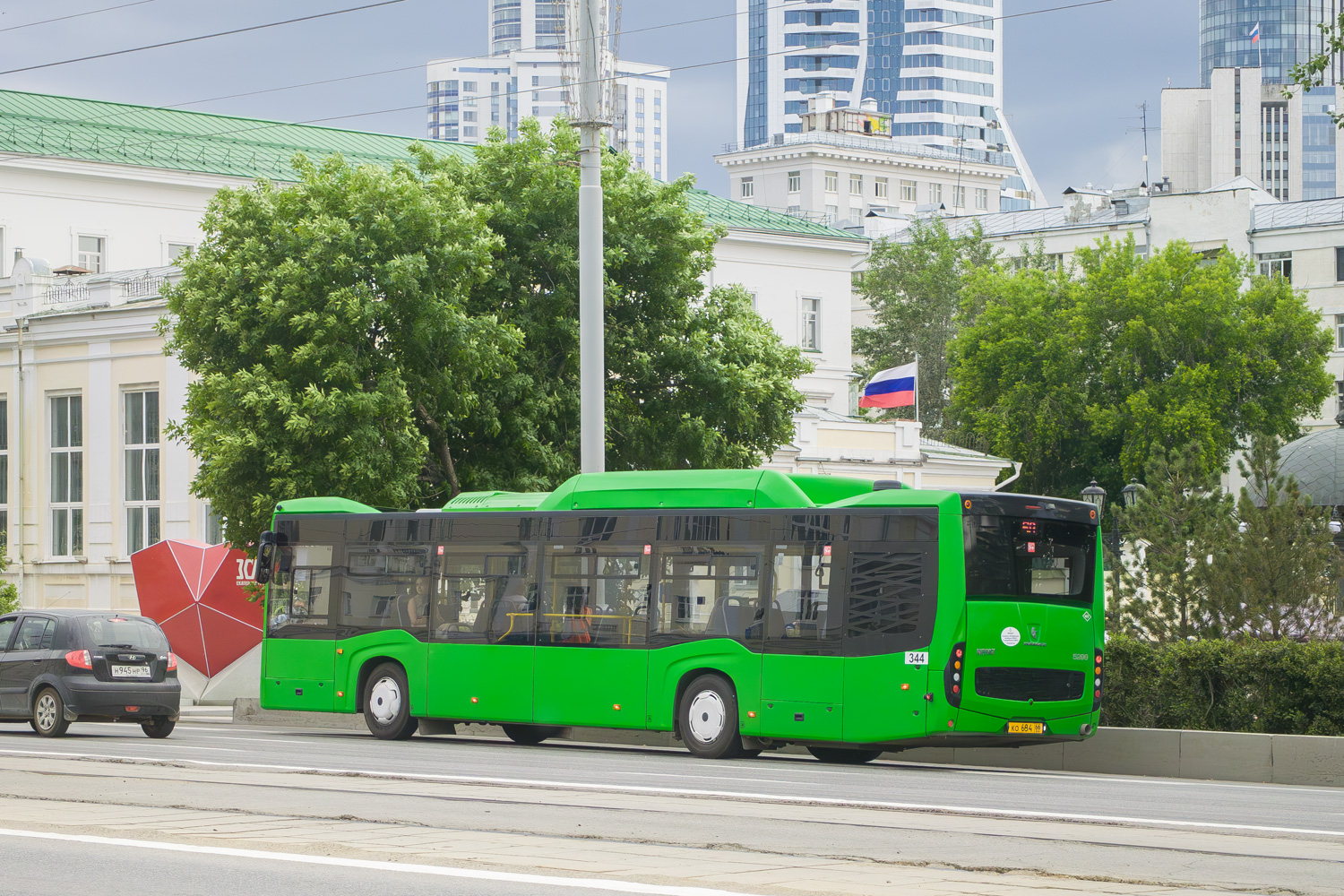 Свердловская область, НефАЗ-5299-40-57 (CNG) № 344 Свердловская область, НефАЗ-5299-40-57 (CNG) № 344