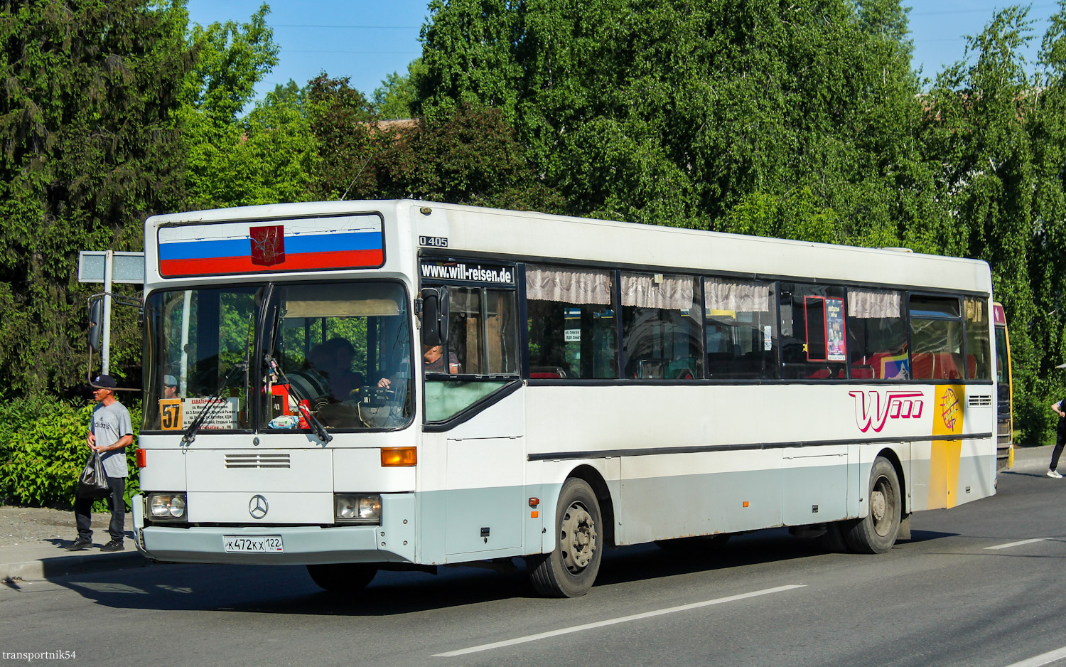 Алтайский край, Mercedes-Benz O405 № К 472 КХ 122