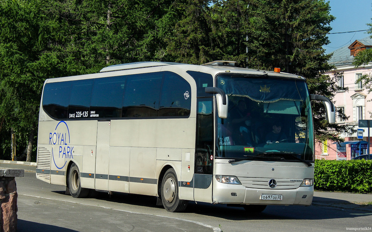 Алтайский край, Mercedes-Benz O580-15RHD Travego № О 697 ОО 22