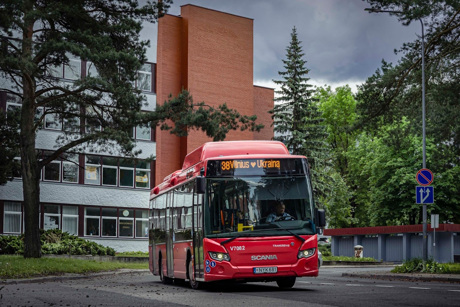 Литва, Scania Citywide LE № V7082