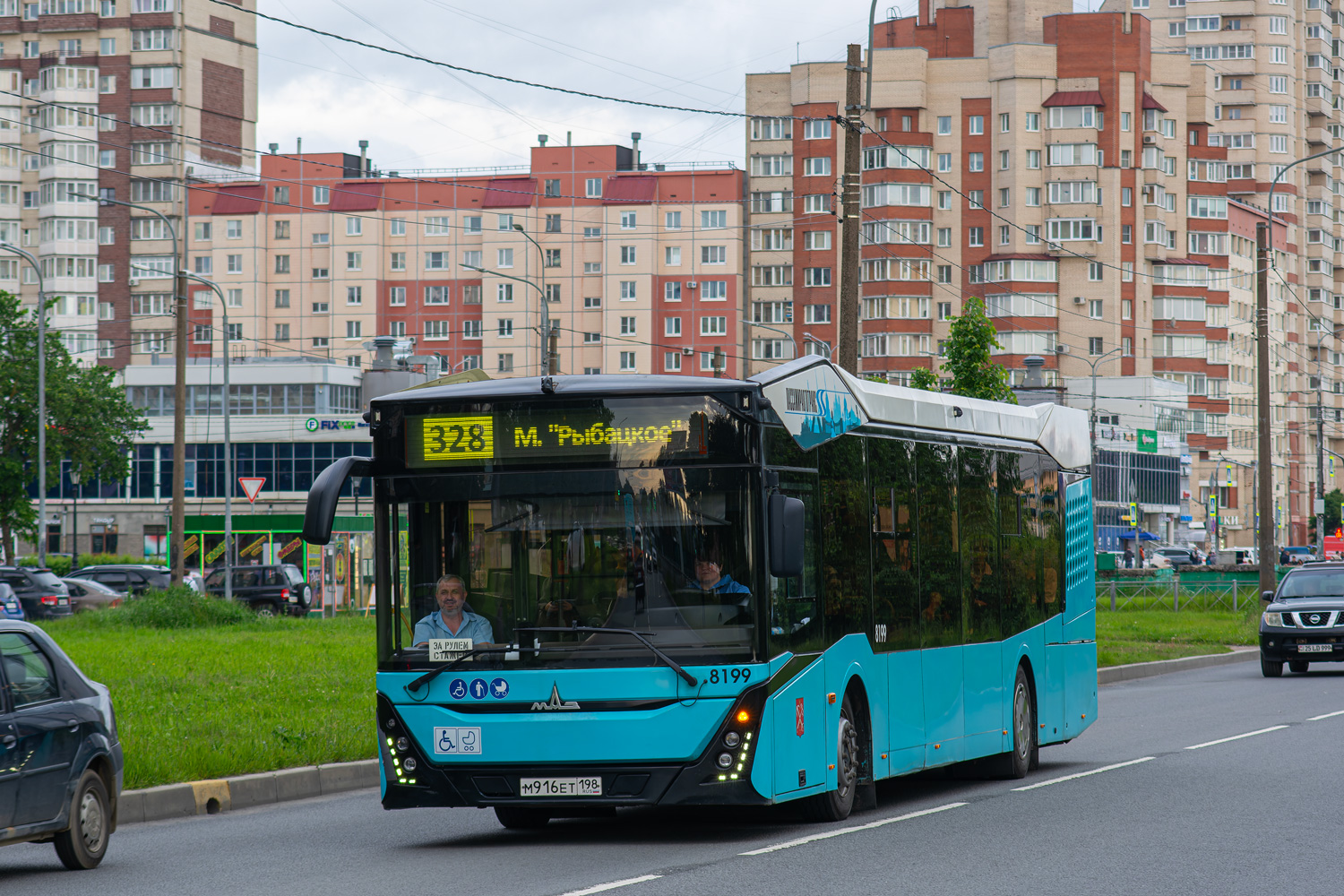 Санкт-Петербург, МАЗ-303.065 № 8199