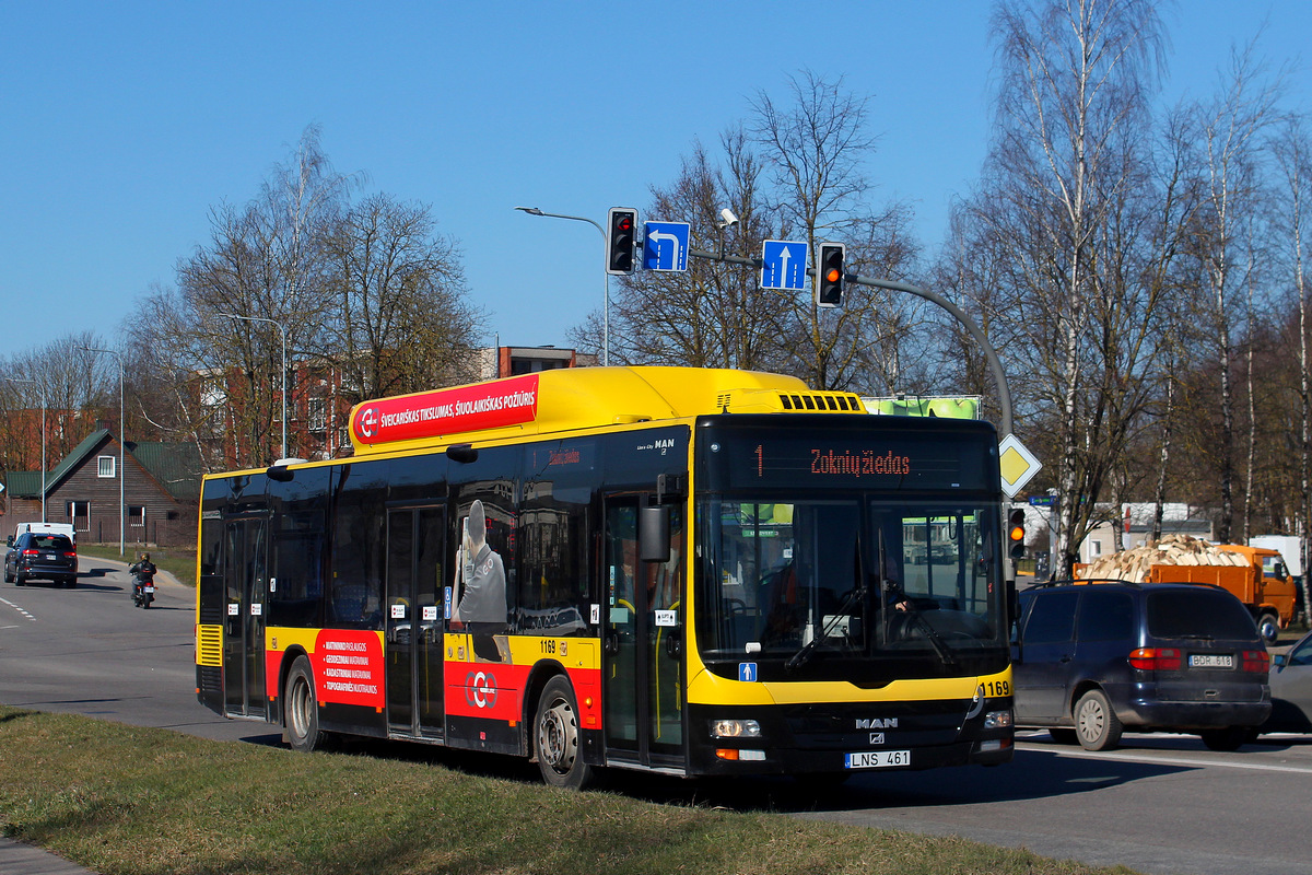 Литва, MAN A21 Lion's City NL243 CNG № 1169