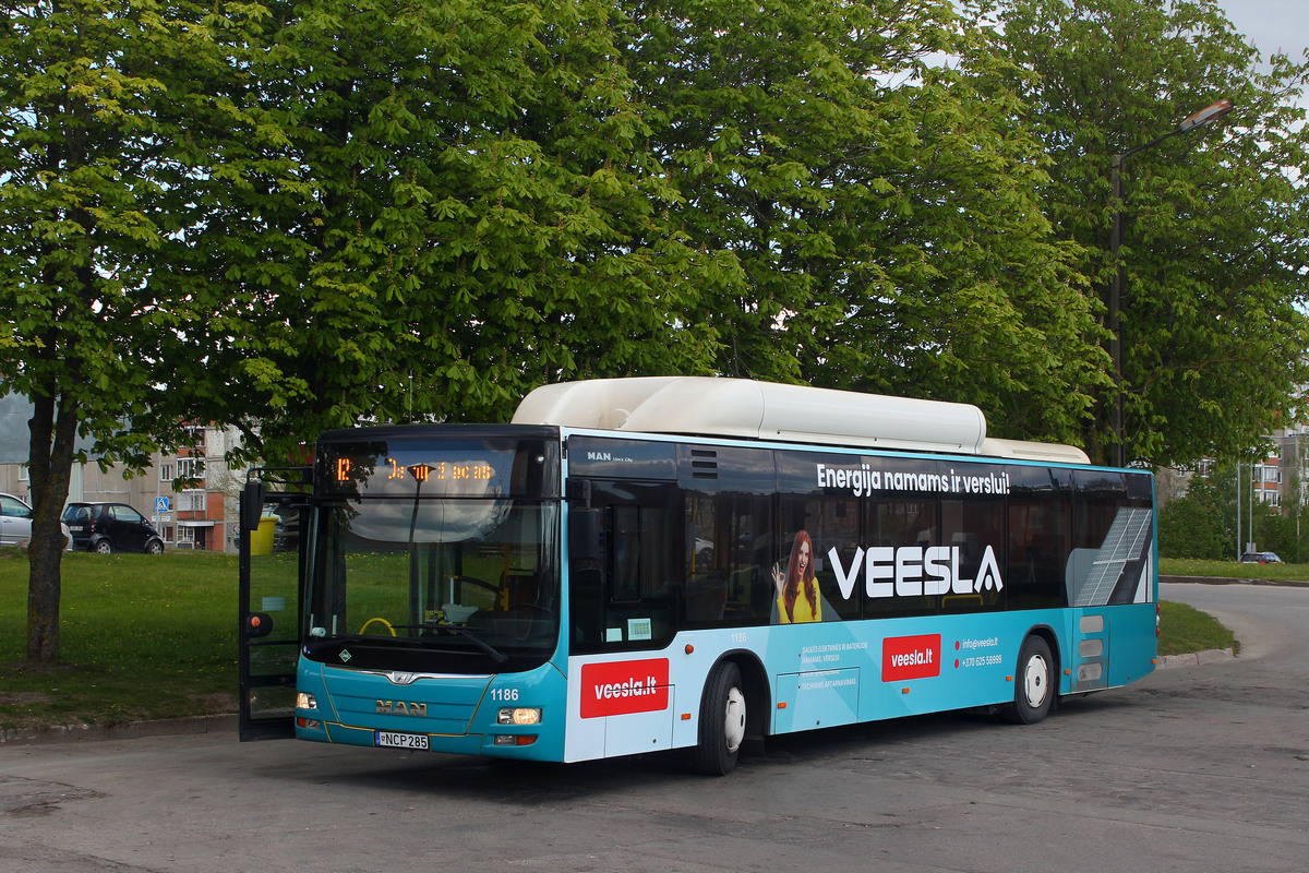 Литва, MAN A21 Lion's City NL313 CNG № 1186