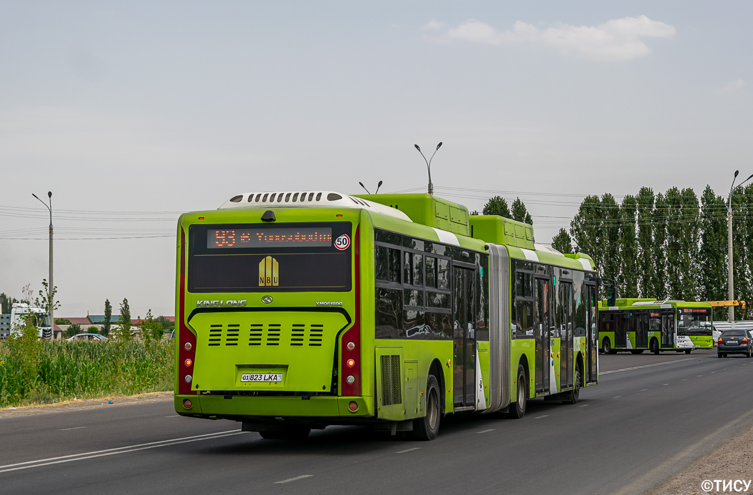 Узбекистан, King Long XMQ6180G № 01205