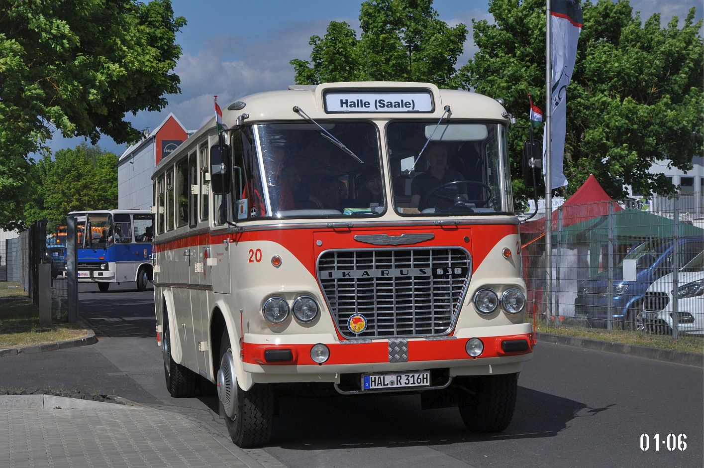Саксония-Анхальт, Ikarus 630 № 20; Тюрингия — 8. Ikarus-Bus-Treffen in Deutschland — Meiningen 17.05.2025 Саксония-Анхальт, Ikarus 630 № 20; Тюрингия — 8. Ikarus-Bus-Treffen in Deutschland — Meiningen 17.05.2025