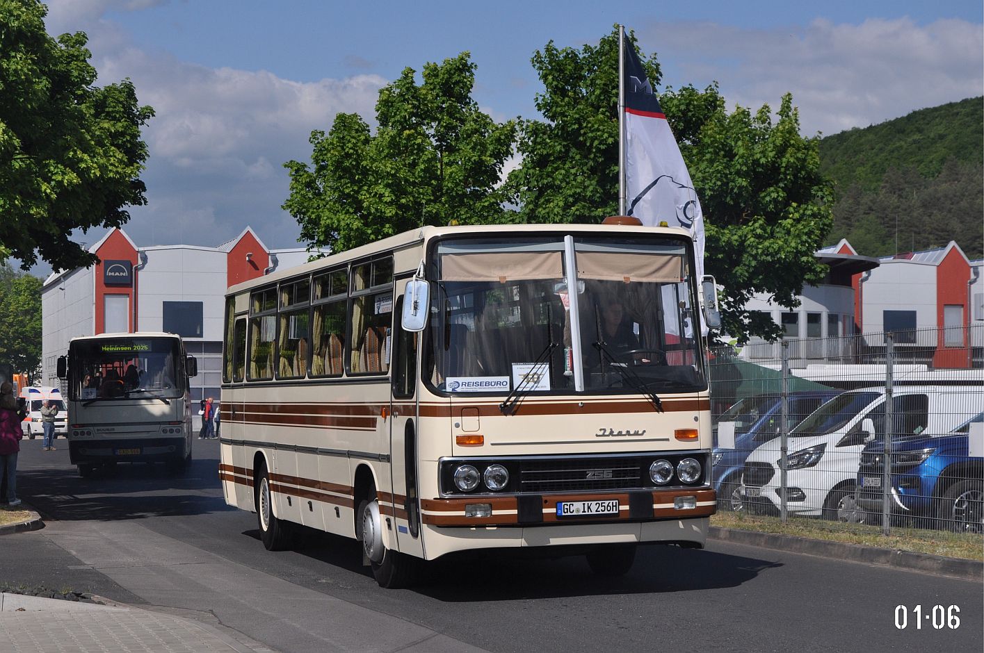 Саксония, Ikarus 256.50V № GC-IK 256H; Тюрингия — 8. Ikarus-Bus-Treffen in Deutschland — Meiningen 17.05.2025