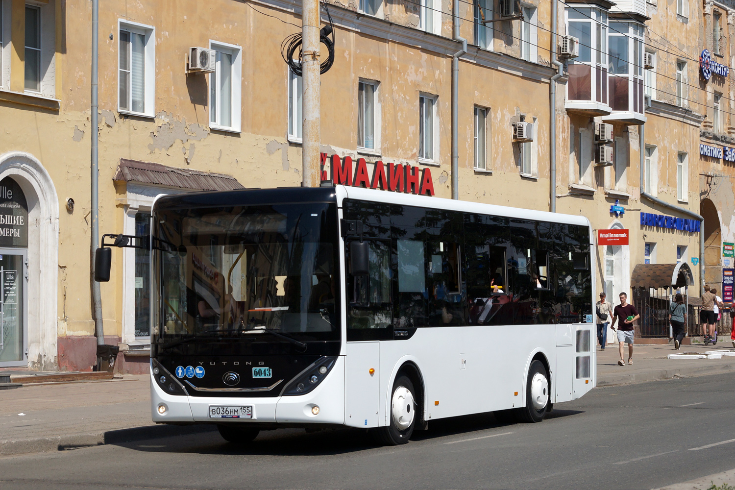 Омская область, Yutong ZK6890HGQ № 6043