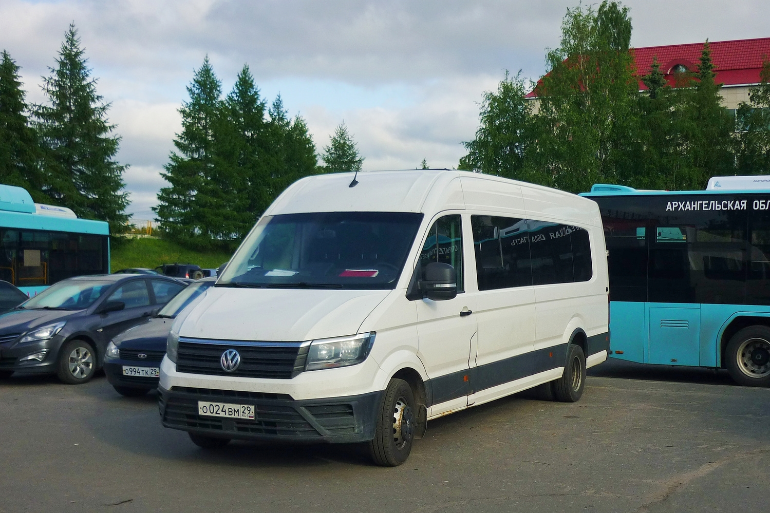 Архангельская область, Луидор-223900 (Volkswagen Crafter) № О 024 ВМ 29