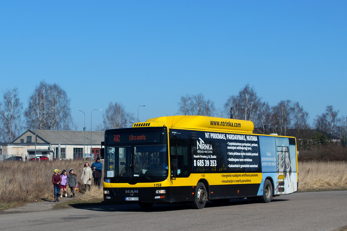 Литва, MAN A21 Lion's City NL243 CNG № 1158