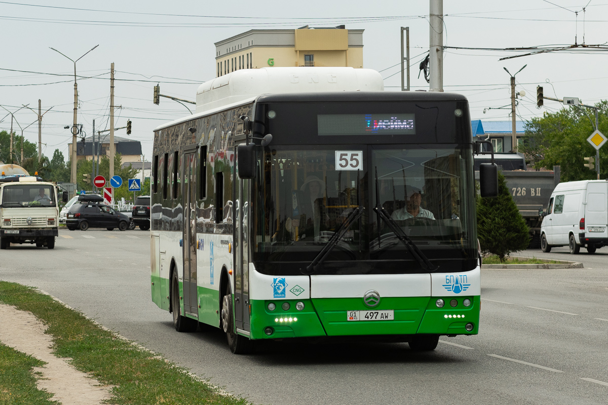 Кыргызстан, Golden Dragon XML6105CN № 01 497 AW