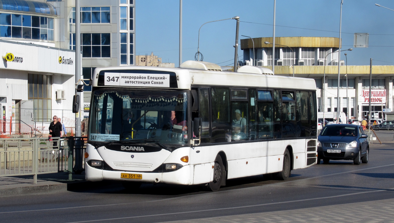 Липецкая область, Scania OmniLink I (Скания-Питер) № АН 351 48