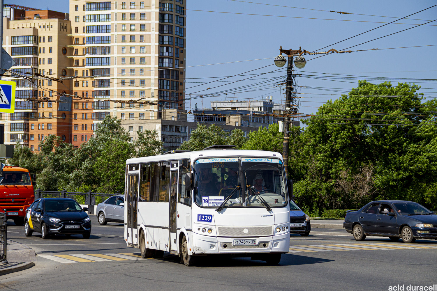 Омская область, ПАЗ-320414-04 "Вектор" (1-2) № 1229