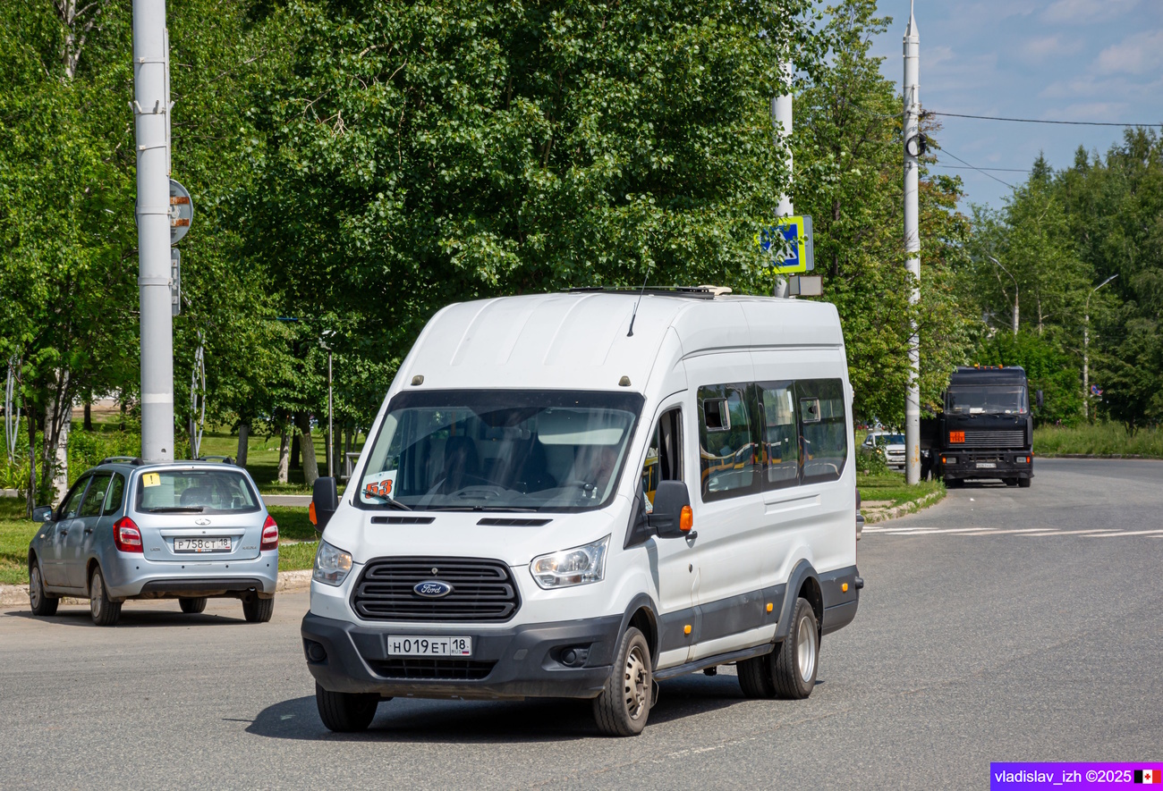 Удмуртия, Ford Transit FBD [RUS] (Z6F.ESG.) № Н 019 ЕТ 18