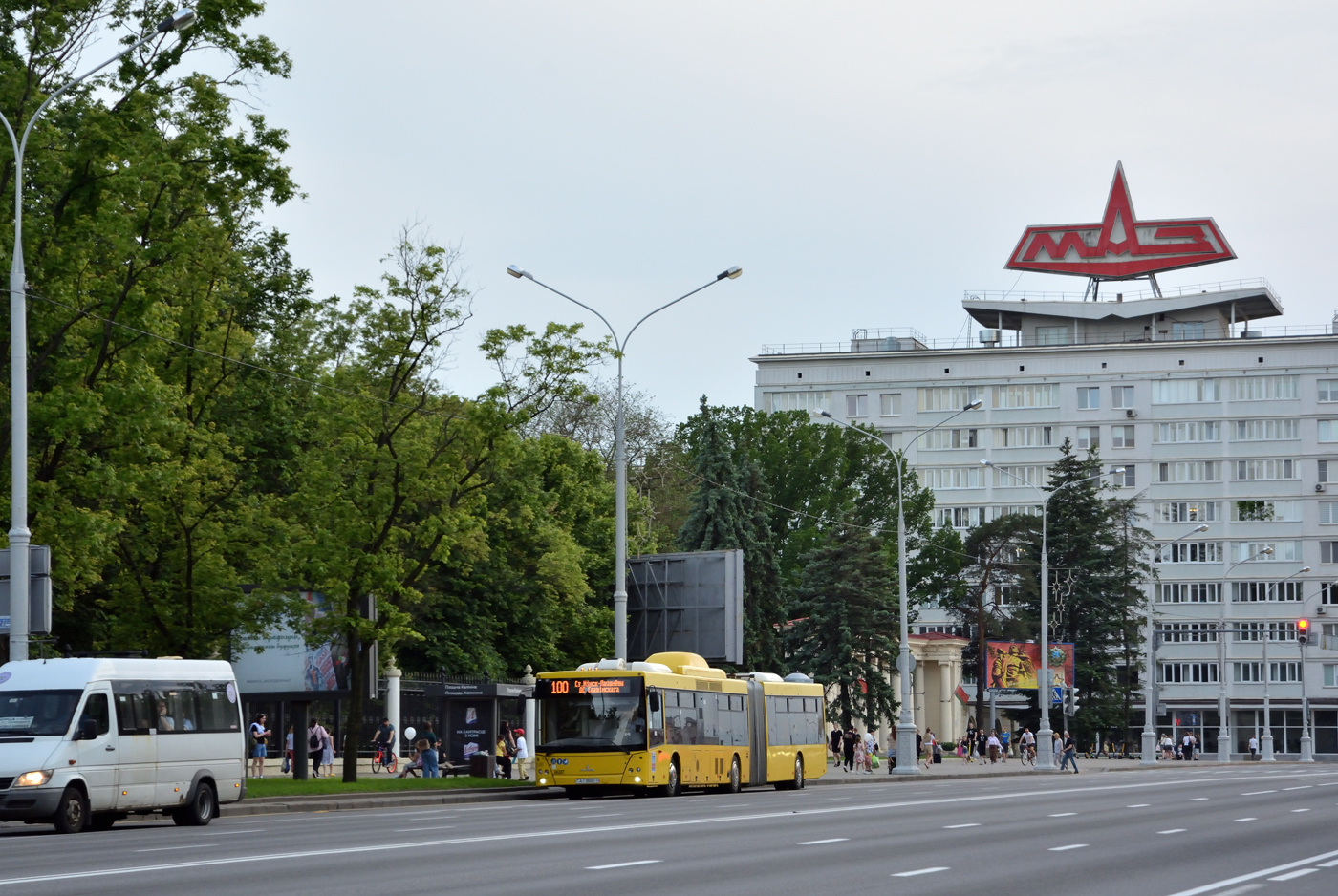 Минская область, Луидор-2232* (MB Sprinter Classic) № ВА 0802-5; Минск, МАЗ-215.069 № 024287