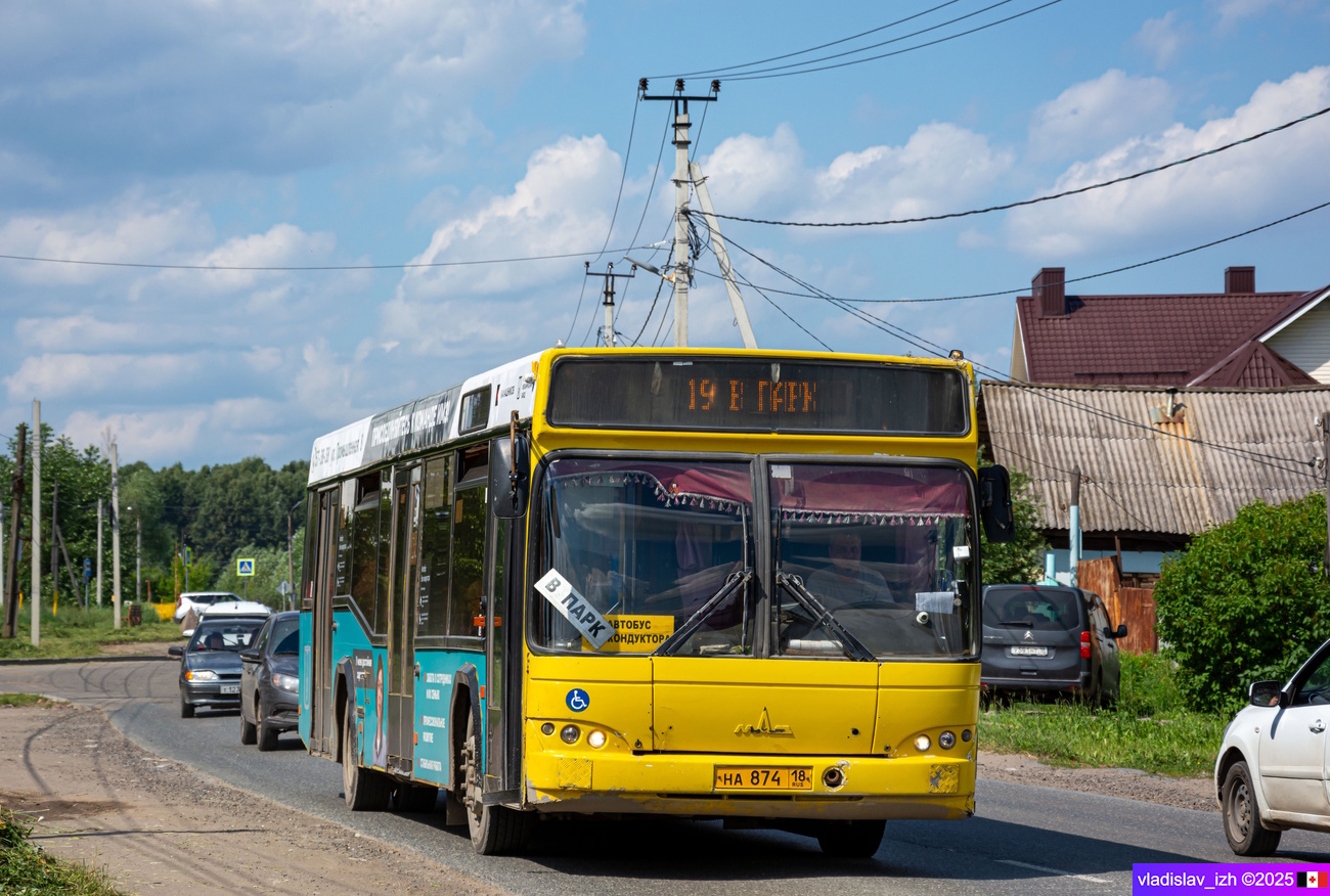 Удмуртия, МАЗ-103.465 № НА 874 18