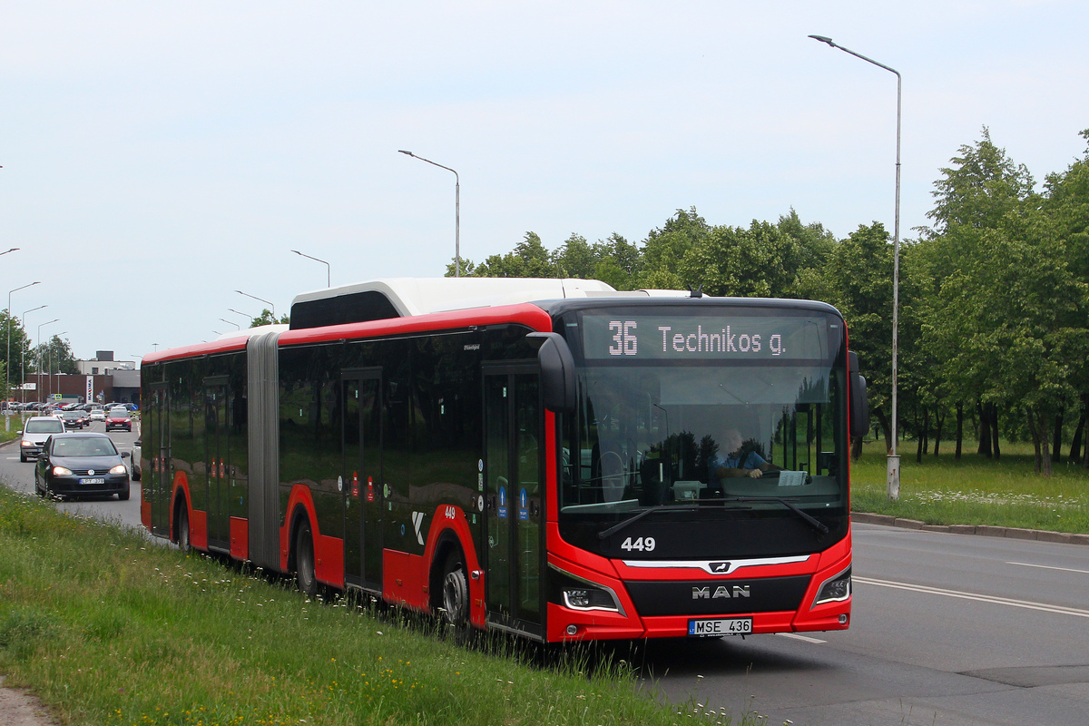 Литва, MAN 18C Lion's City 18 G NG320 EfficientHybrid № 449